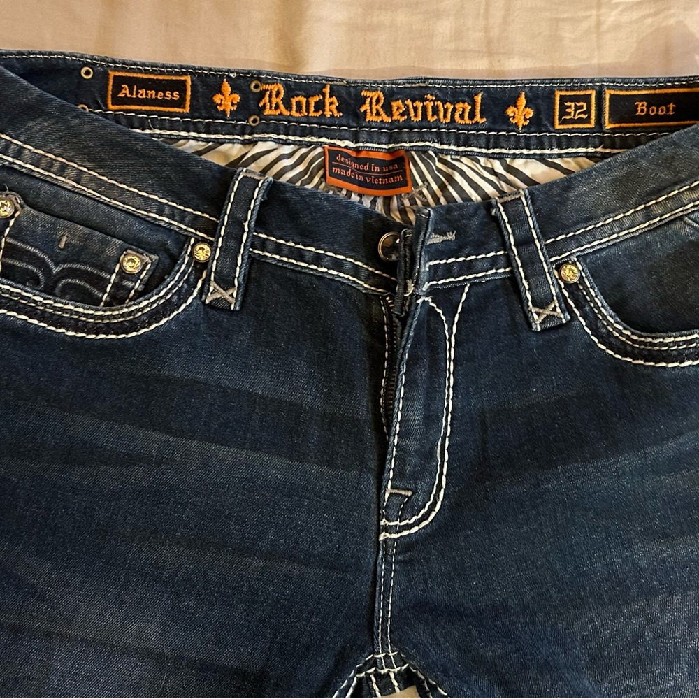 Rock Revival Women’s jeans Aleness size 32 Boot